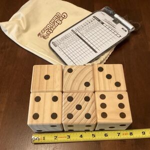 New - GoSports Giant Dice Set with Bag